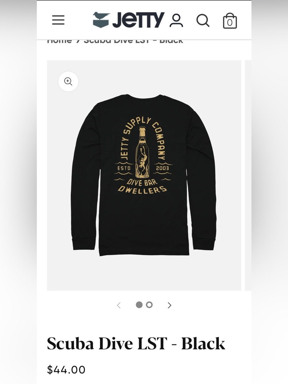 Jetty Supply Co. Scuba Divers Long Sleeve Shirt